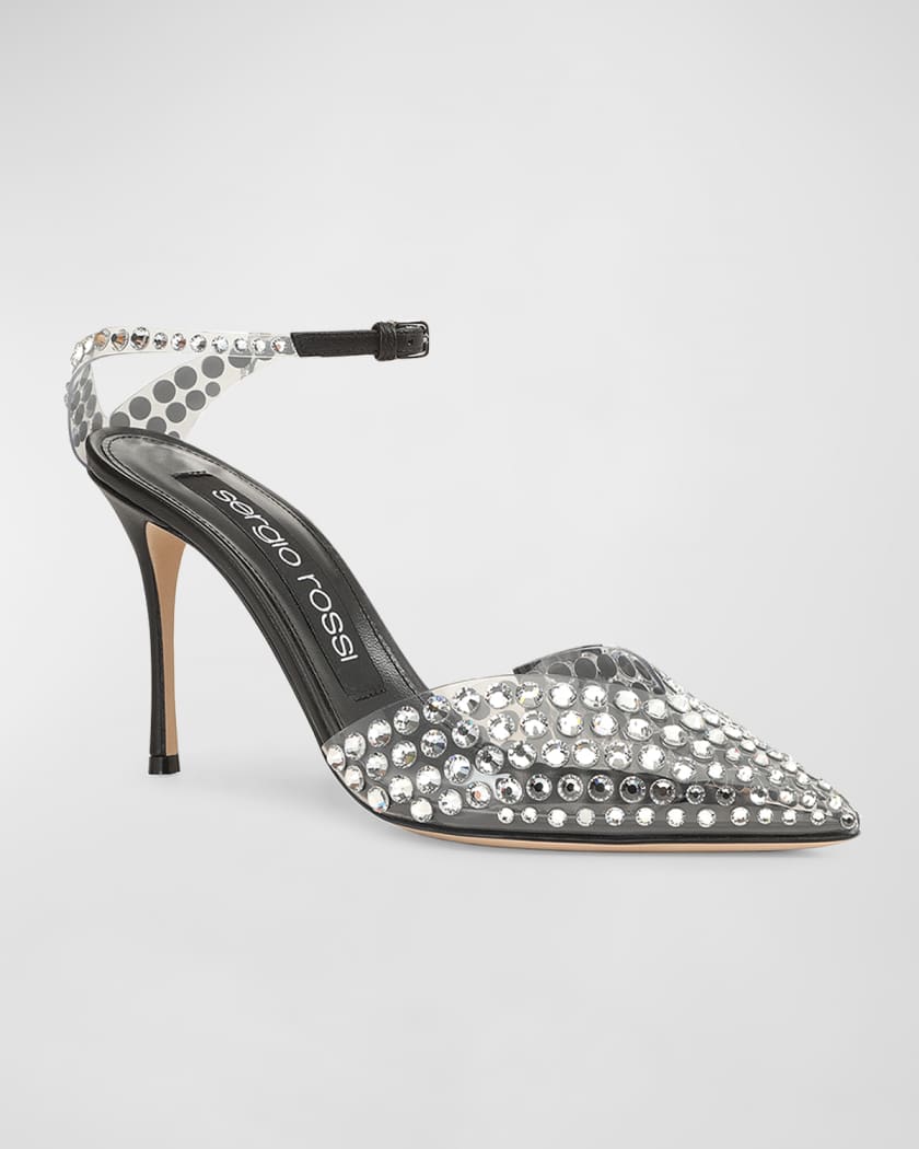 Sergio rossi top clear pumps