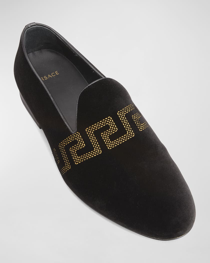 Versace Men's La Greca Loafers | Neiman Marcus
