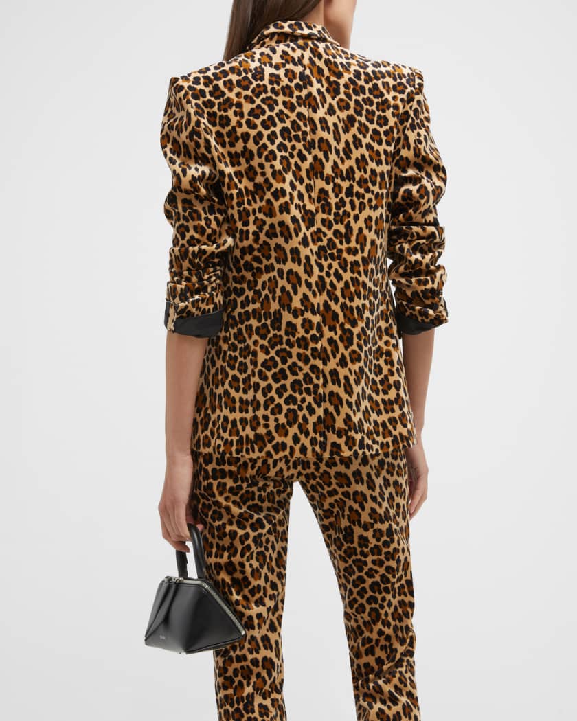Frame leopard blazer sale