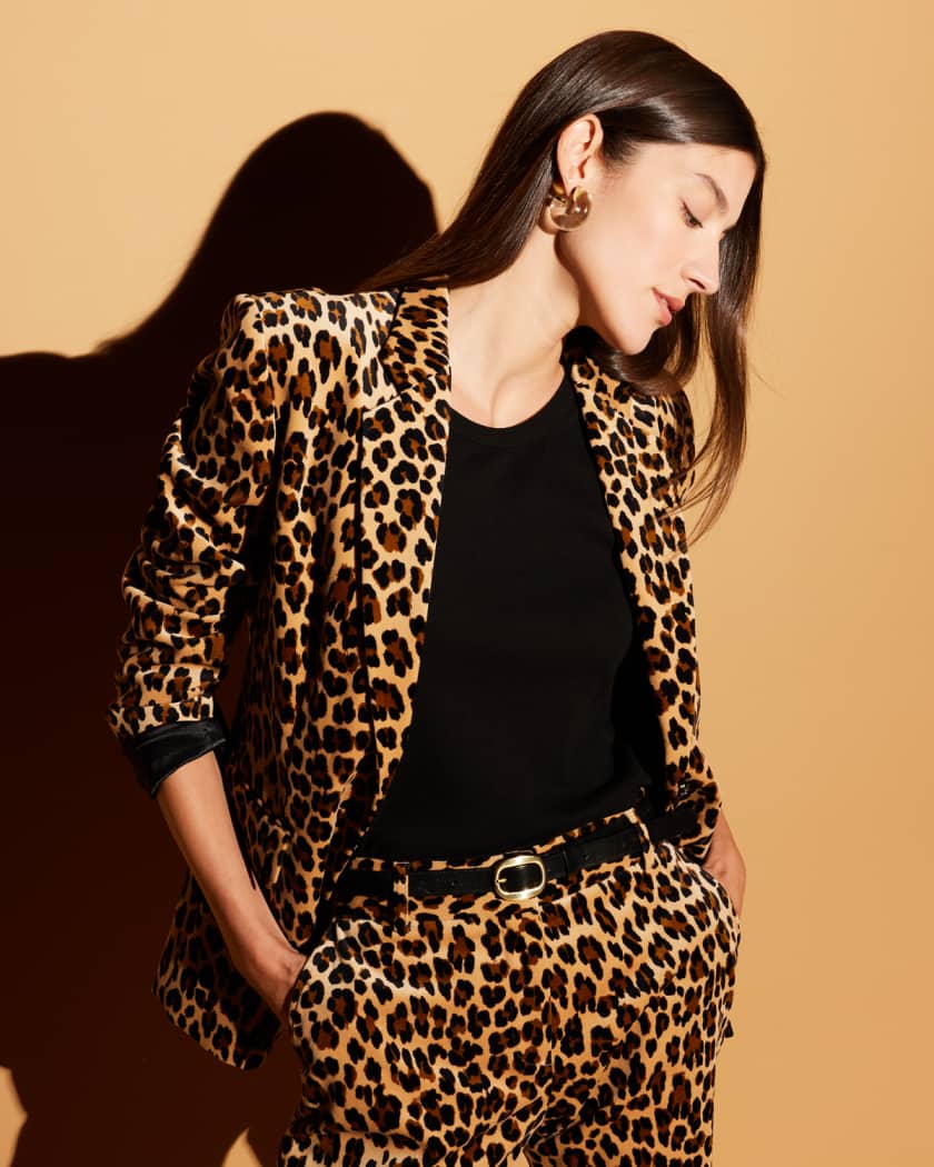 Frame leopard blazer sale
