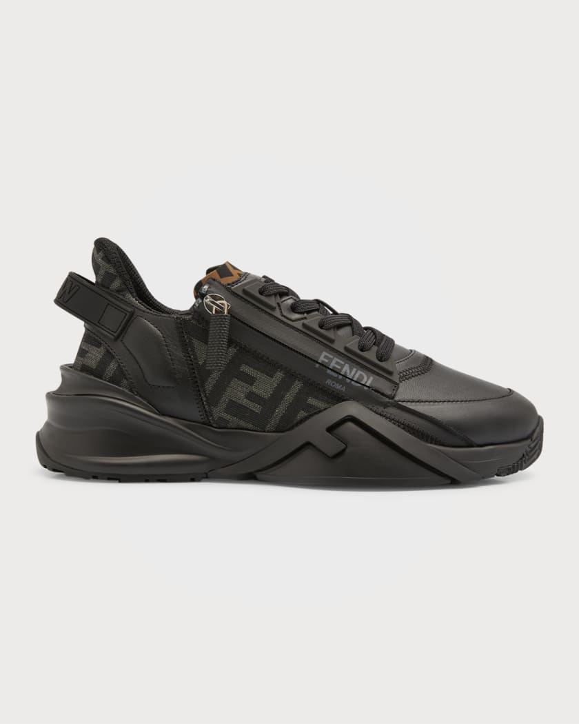 Fendi Flow Side-Zip Trainer Sneakers | Neiman Marcus