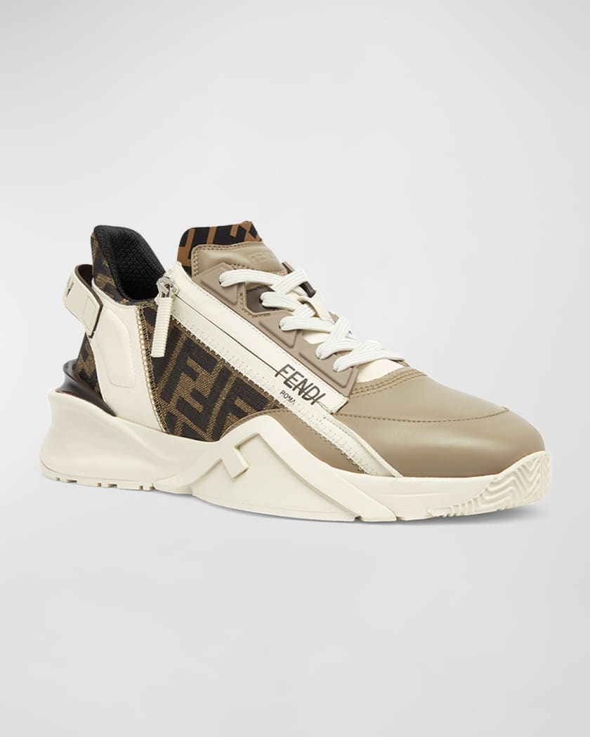 Fendi Flow Side-Zip Trainer Sneakers