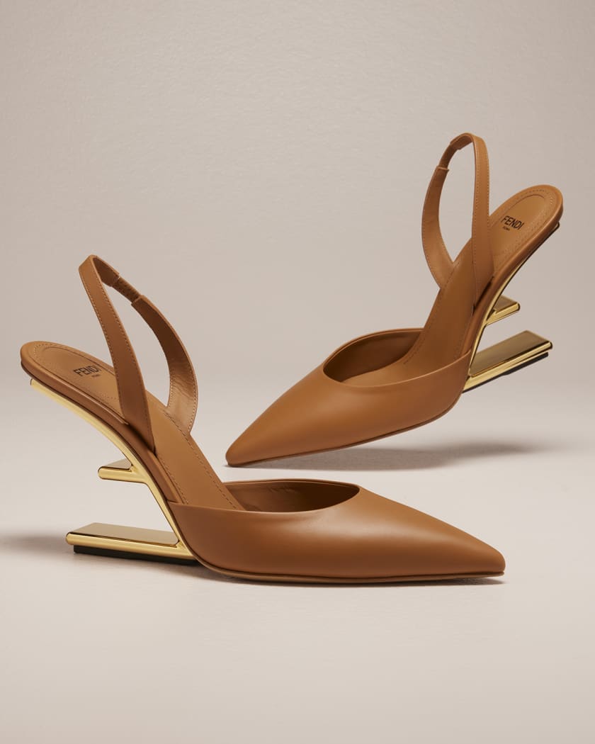 Fendi slingback pumps sale