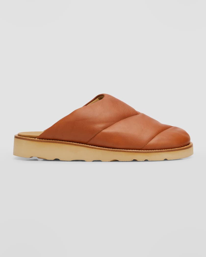 Faldgruber Konflikt dele Rhude Men's Quilted Leather House Slippers | Neiman Marcus