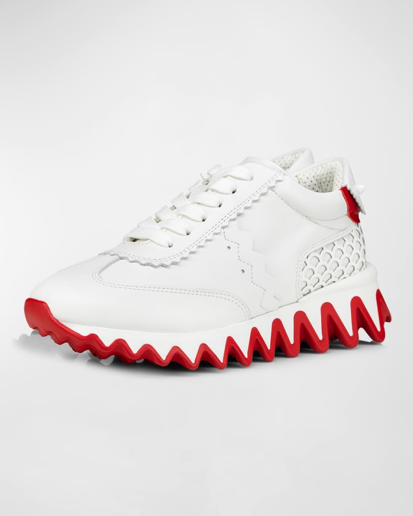Christian Louboutin Kids' Mini Sharky Sock Sneaker In Version