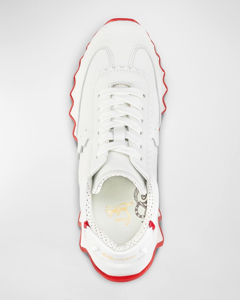 Christian Louboutin, Shoes, Christian Louboutin Loubishark Sneaker  Trainer Flat Beige White Sz 4