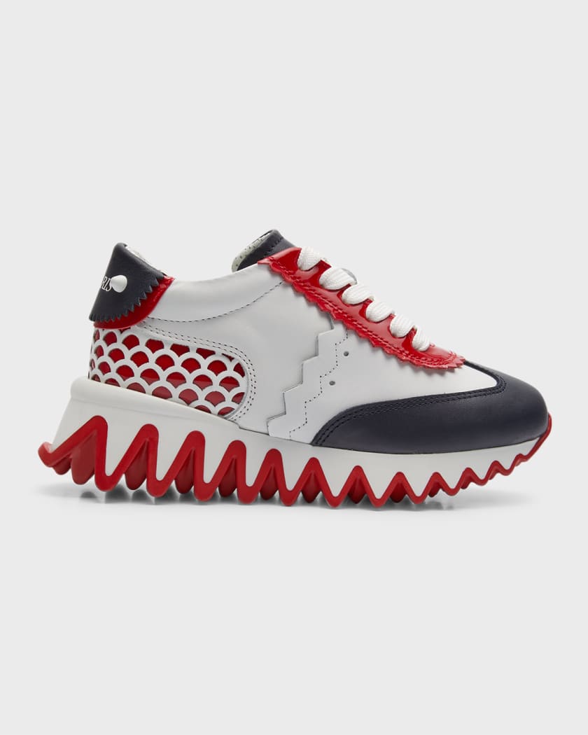 Christian Louboutin Kid's Shark Flat Red Sole Sneakers, Toddlers/Kids | Neiman Marcus