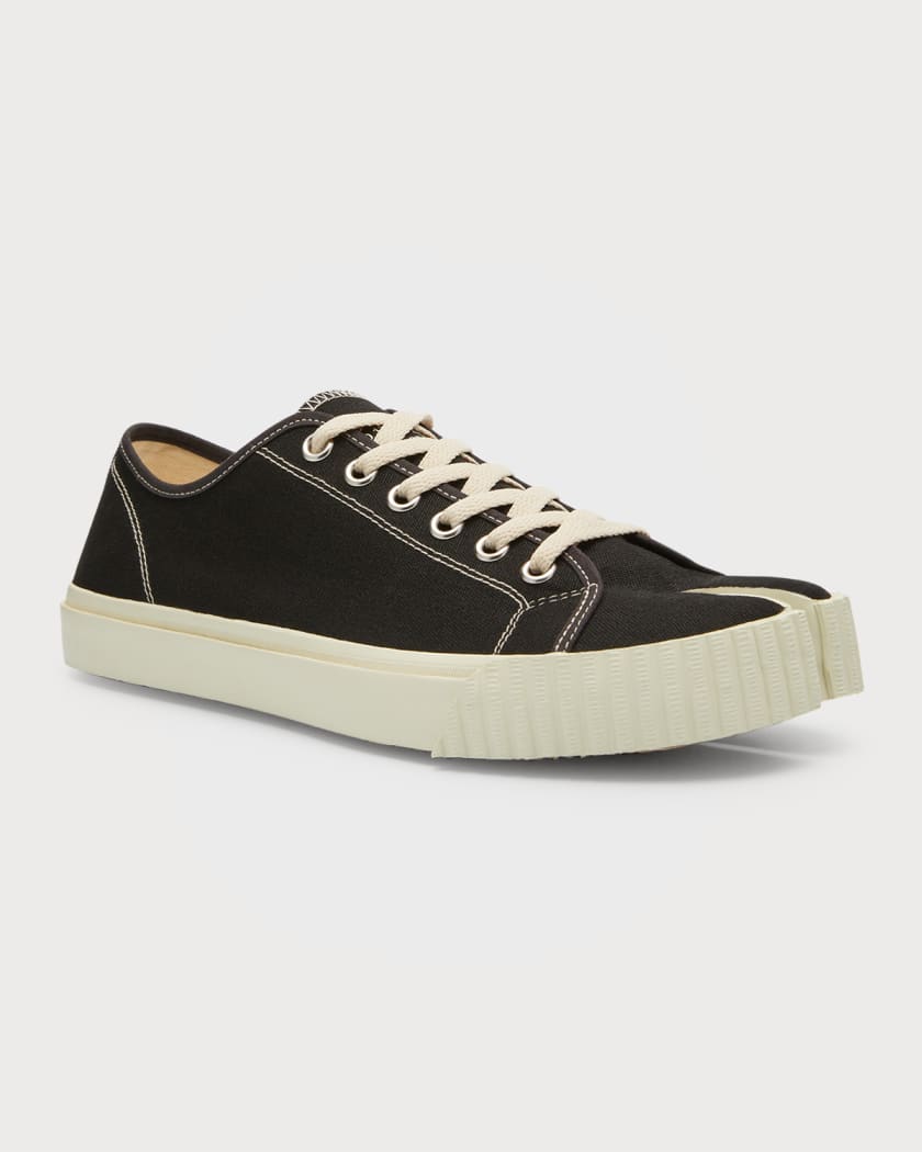 Men's Tabi Split-Toe  Canvas Low-Top Sneakers