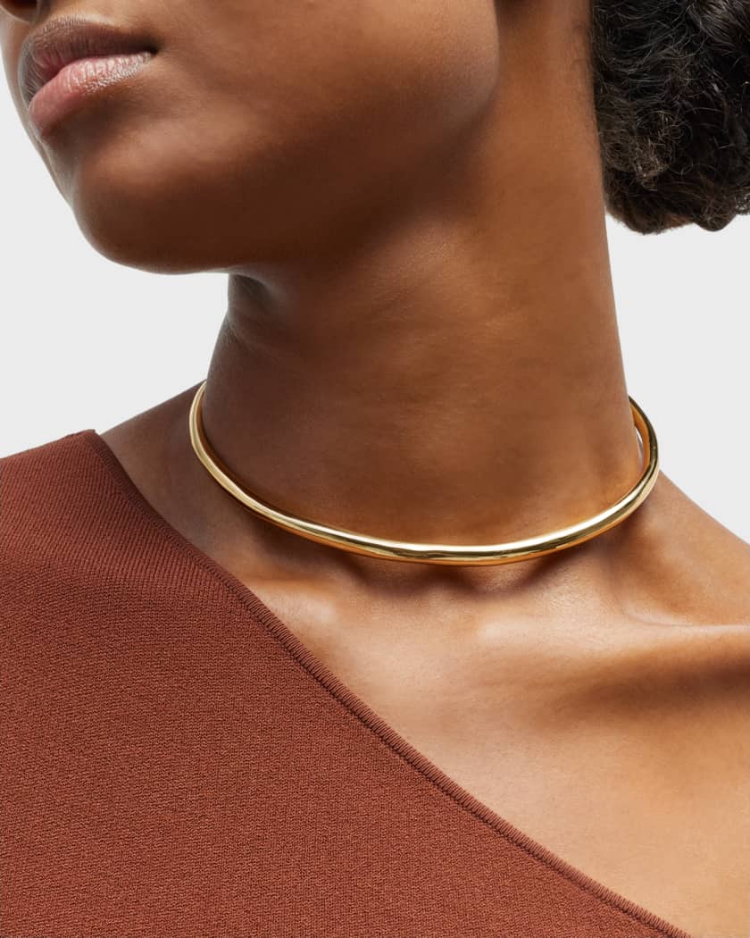 Thin Collar Necklace - Gold