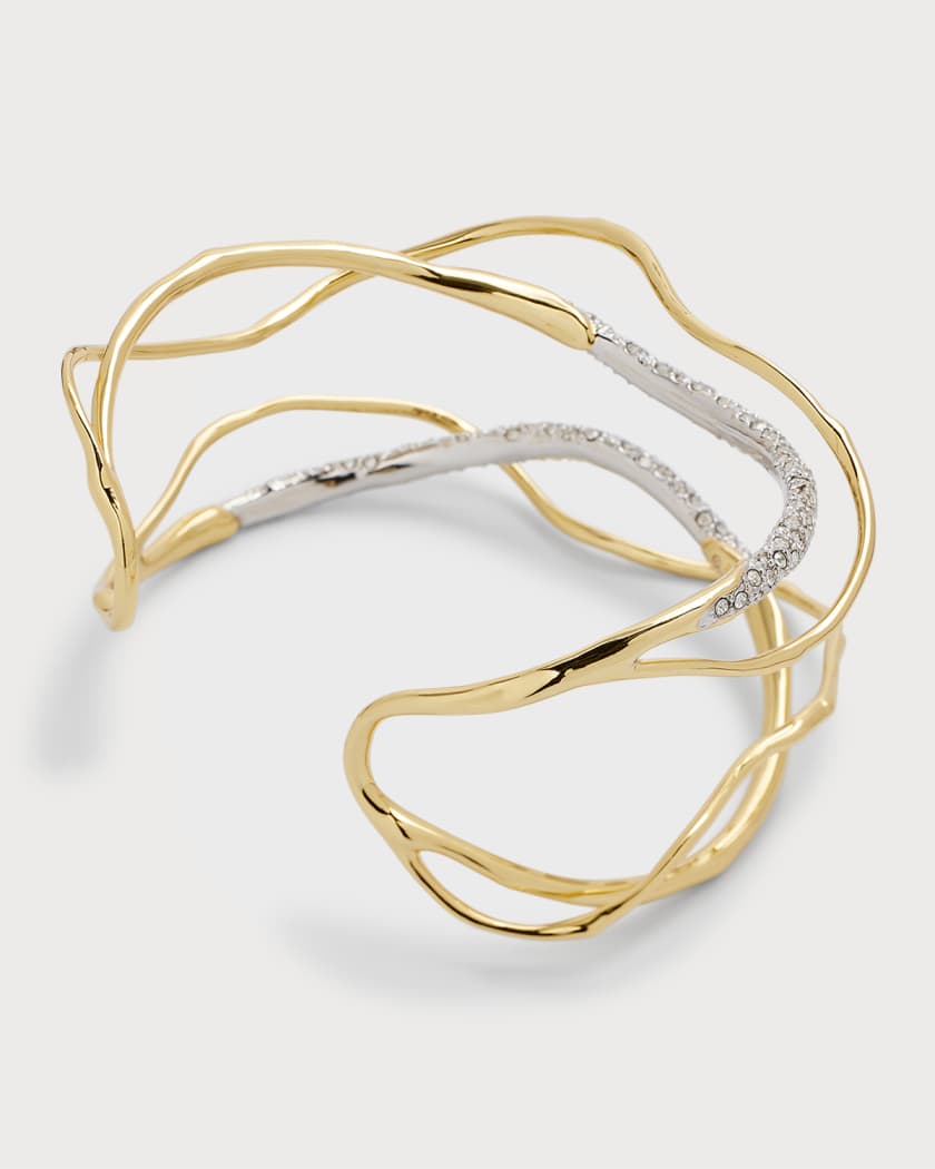 Crystal hot sale cuff bracelet