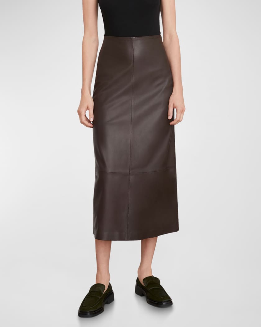 Leather skirt vince discount