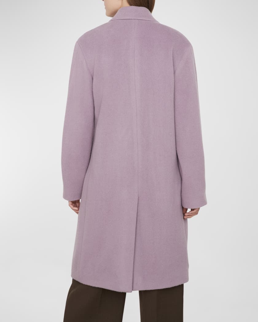 Vince pink wool coat hot sale