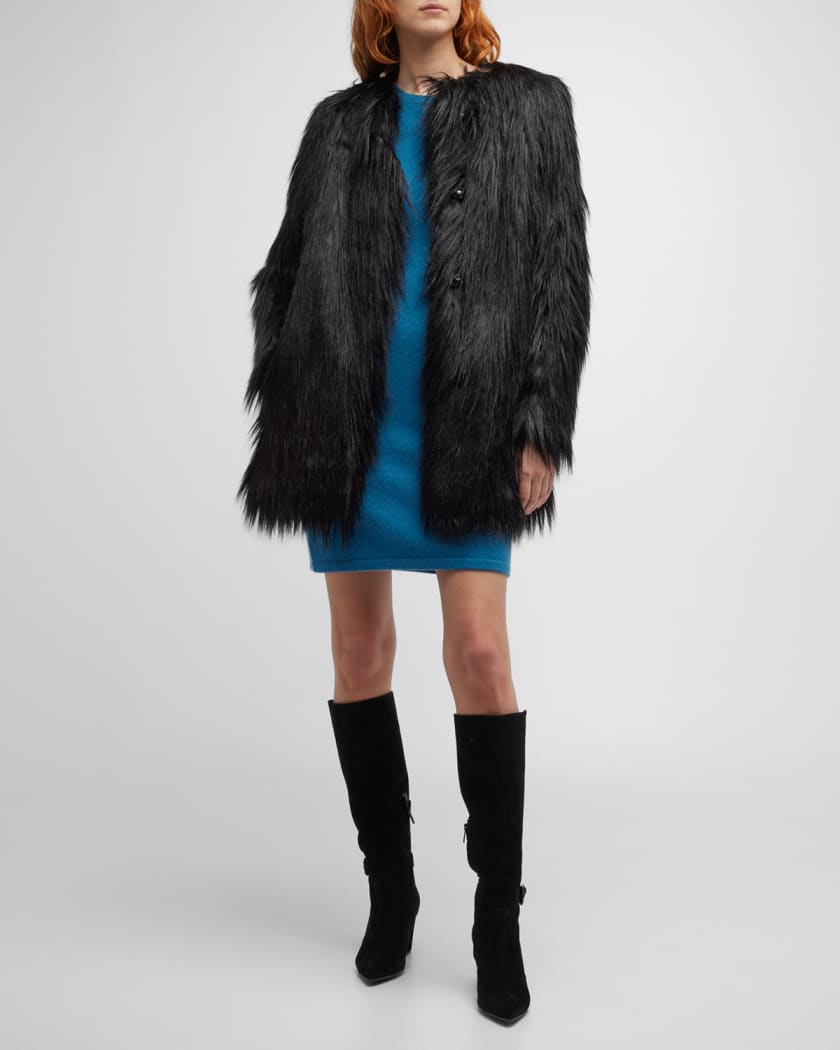 Alabama Muse Nina Faux Fur Coat Neiman Marcus