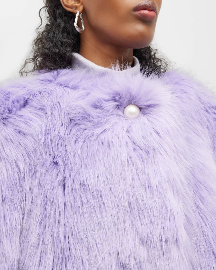 Alabama Muse Jones Faux Fur Long Coat | Neiman Marcus