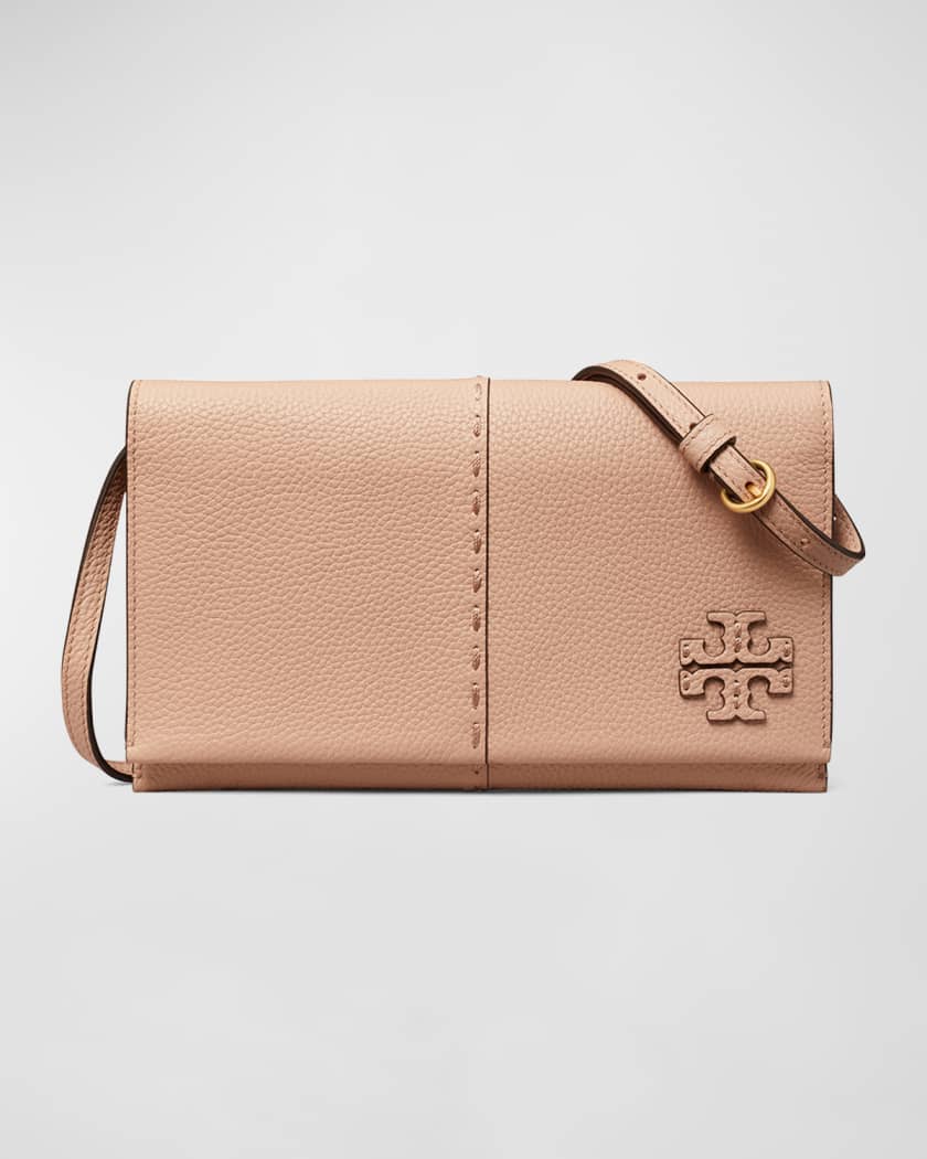 Tory Burch McGraw Wallet Leather Crossbody Bag Neiman Marcus