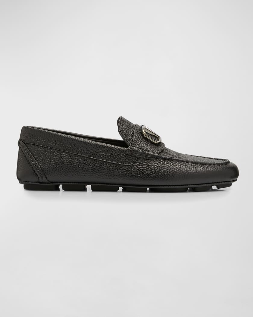 VALENTINO GARAVANI, Black Men's Loafers