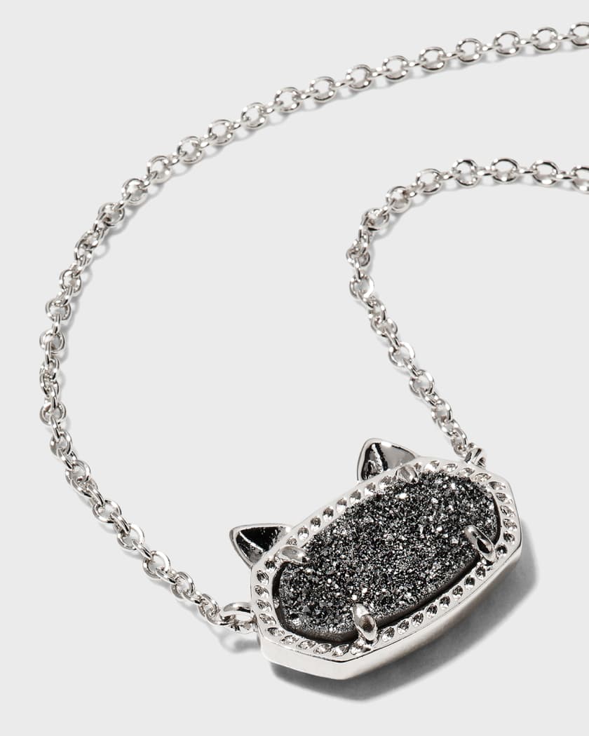 kendra scott cat necklace silver