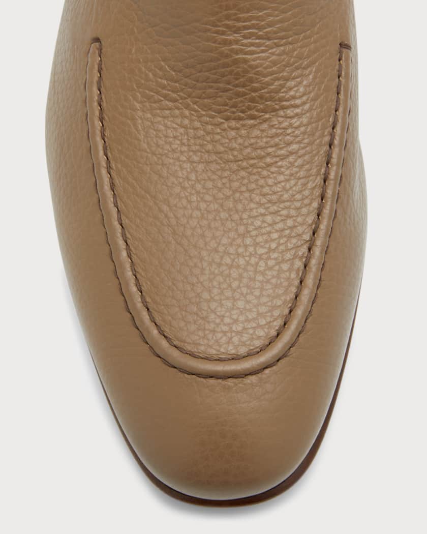 MANOLO BLAHNIK Truro Full-Grain Leather Loafers for Men