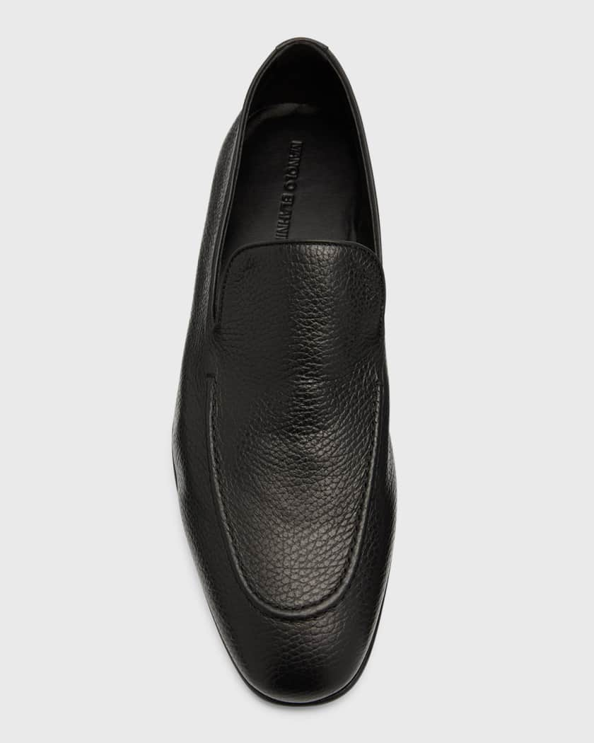 Manolo Blahnik Brown Truro Loafers