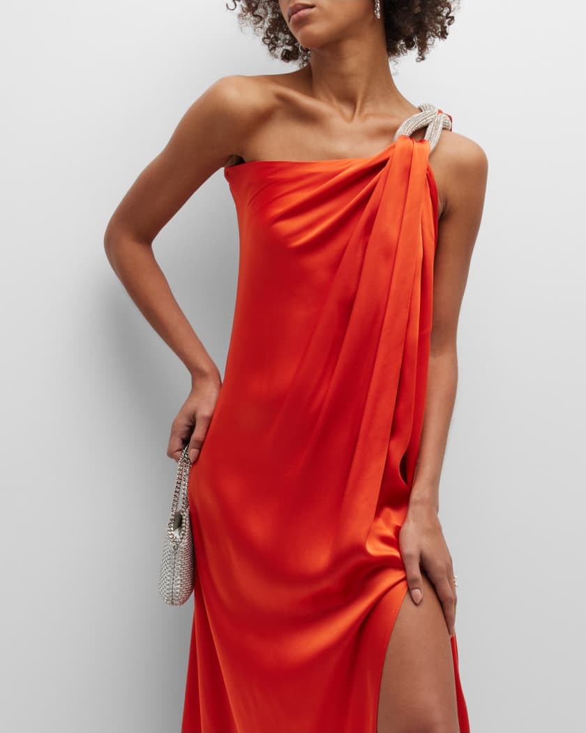 Stella mccartney one shoulder new arrivals dress