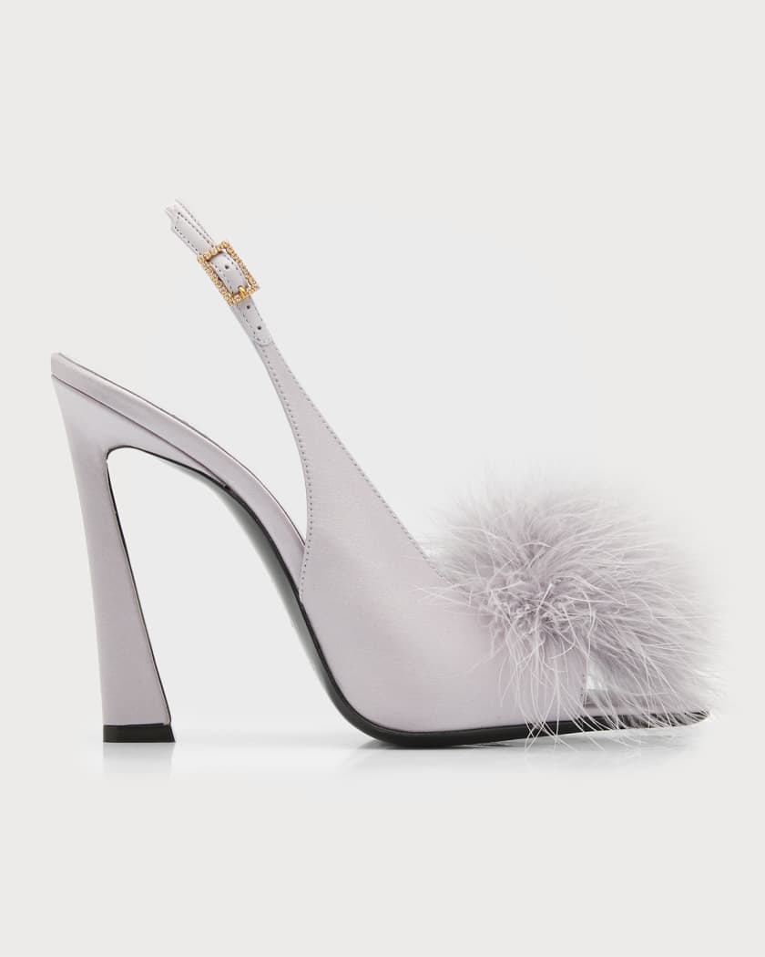 Ysl feather hotsell heels