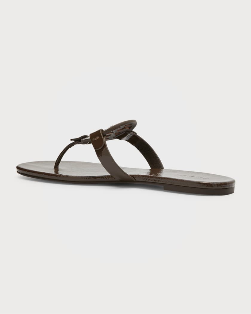 Tory Burch Miller Soft Medallion Thong Sandals | Neiman Marcus