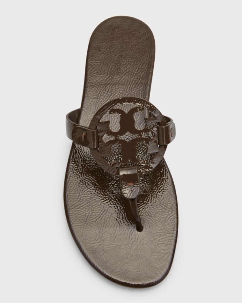 Tory Burch Miller Soft Medallion Thong Sandals | Neiman Marcus