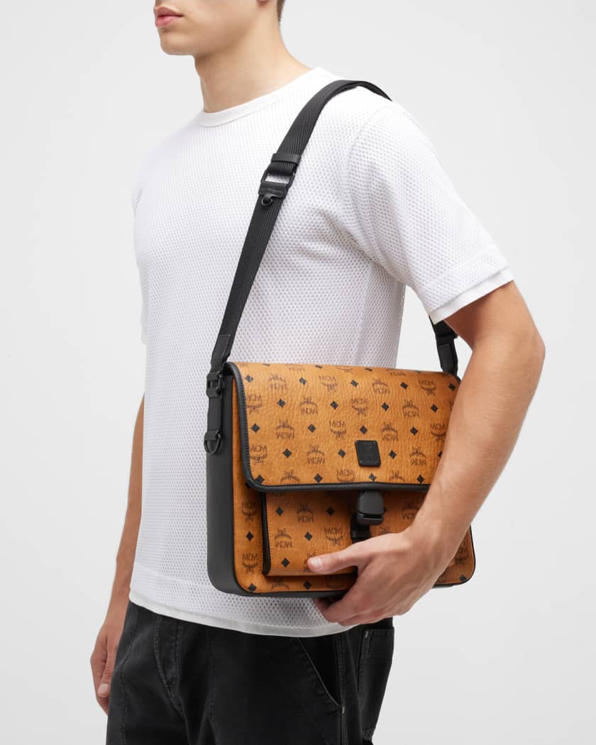 MCM 3-pocket Sling Bag in Brown for Men