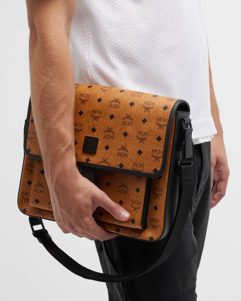 MCM 3-pocket Sling Bag in Brown for Men