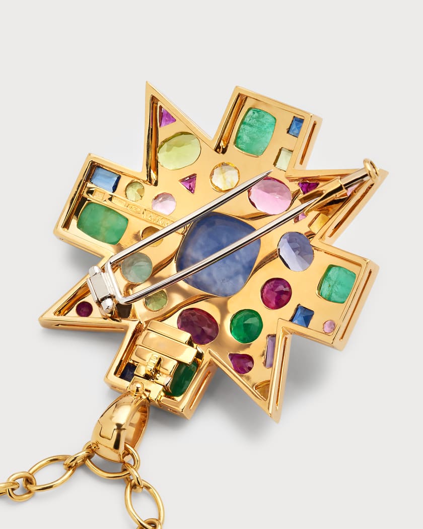 Colorful stone in a brooch new arrivals