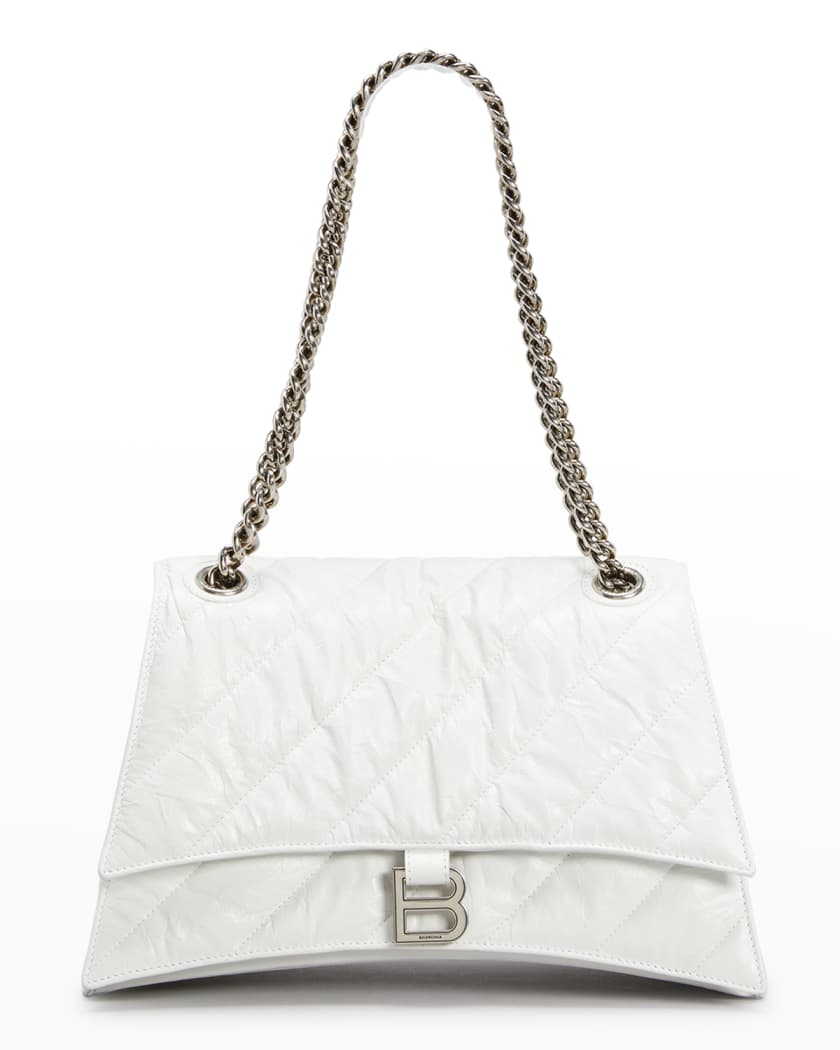 Crush Medium Quilted Chain Shoulder Bag