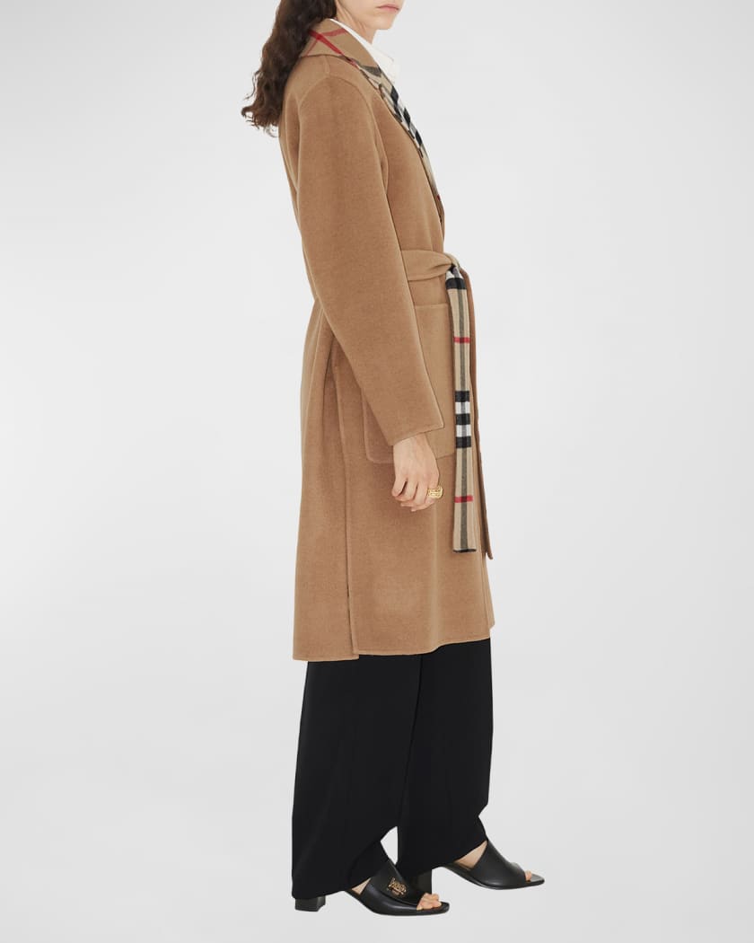 Burberry Dorea Belted Reversible Coat | Neiman Marcus