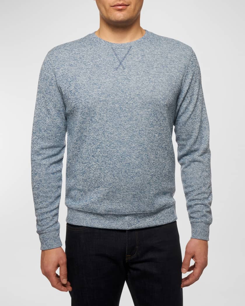 Robert Graham Men's Bassi Double-Knit Crewneck Sweater | Neiman Marcus