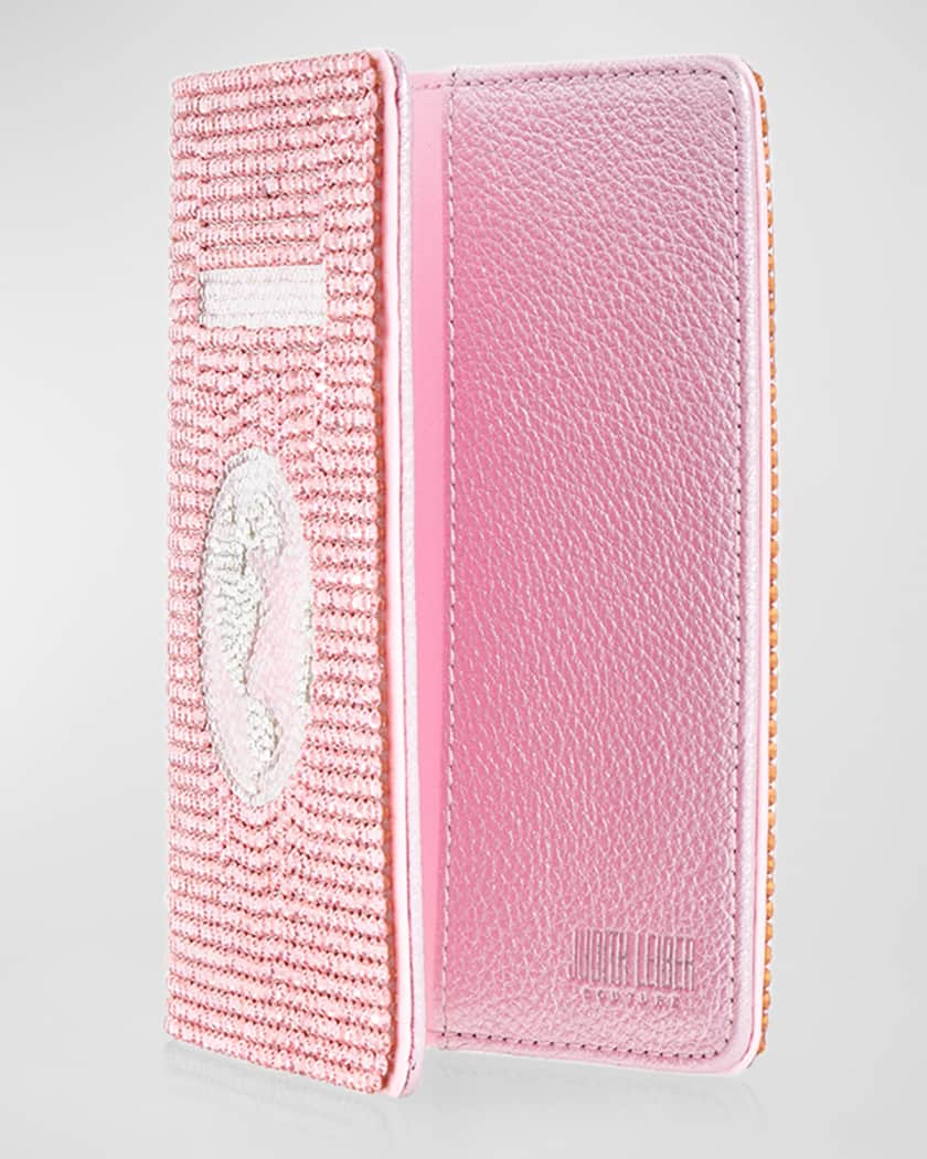 Allover Crystal Passport Holder