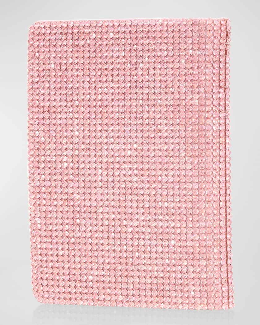 Allover Crystal Passport Holder