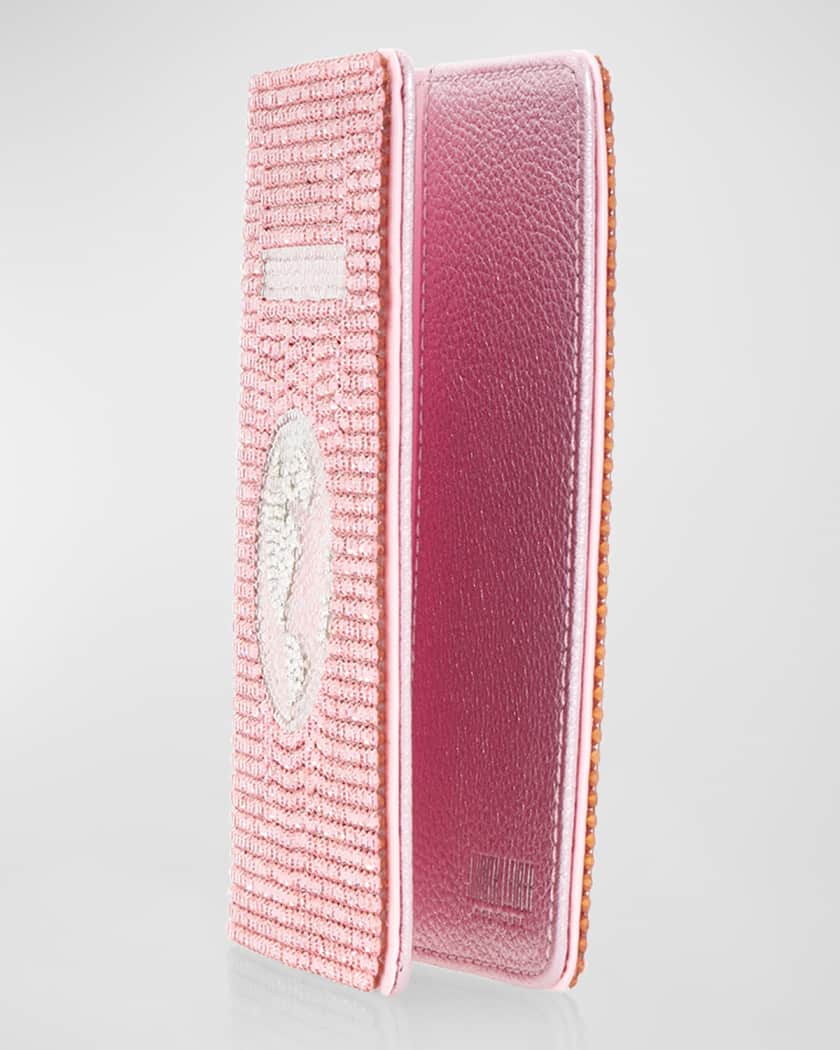 Allover Crystal Passport Holder