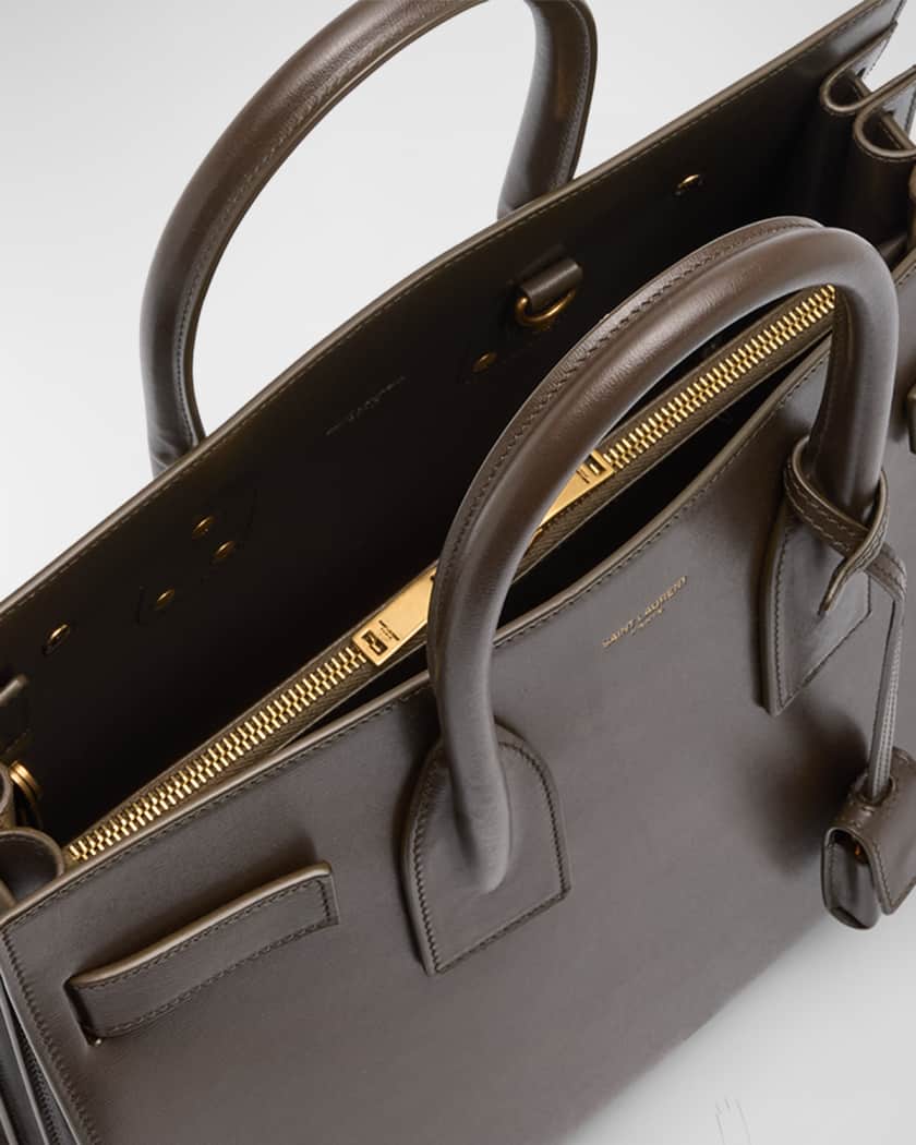 Sac De Jour Small Top-Handle Bag in Smooth Leather
