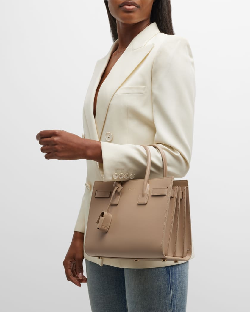 Saint Laurent Sac De Jour Baby Top Handle Bag in Smooth Leather