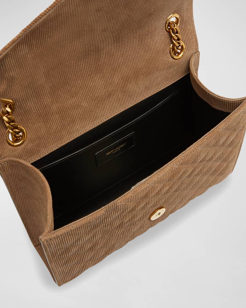Saint Laurent Envelope Triquilt Medium YSL Shoulder Bag in