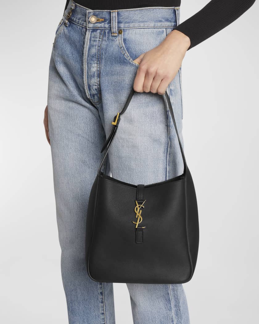 Le 5 A 7 YSL Small Hobo in Smooth Supple Leather