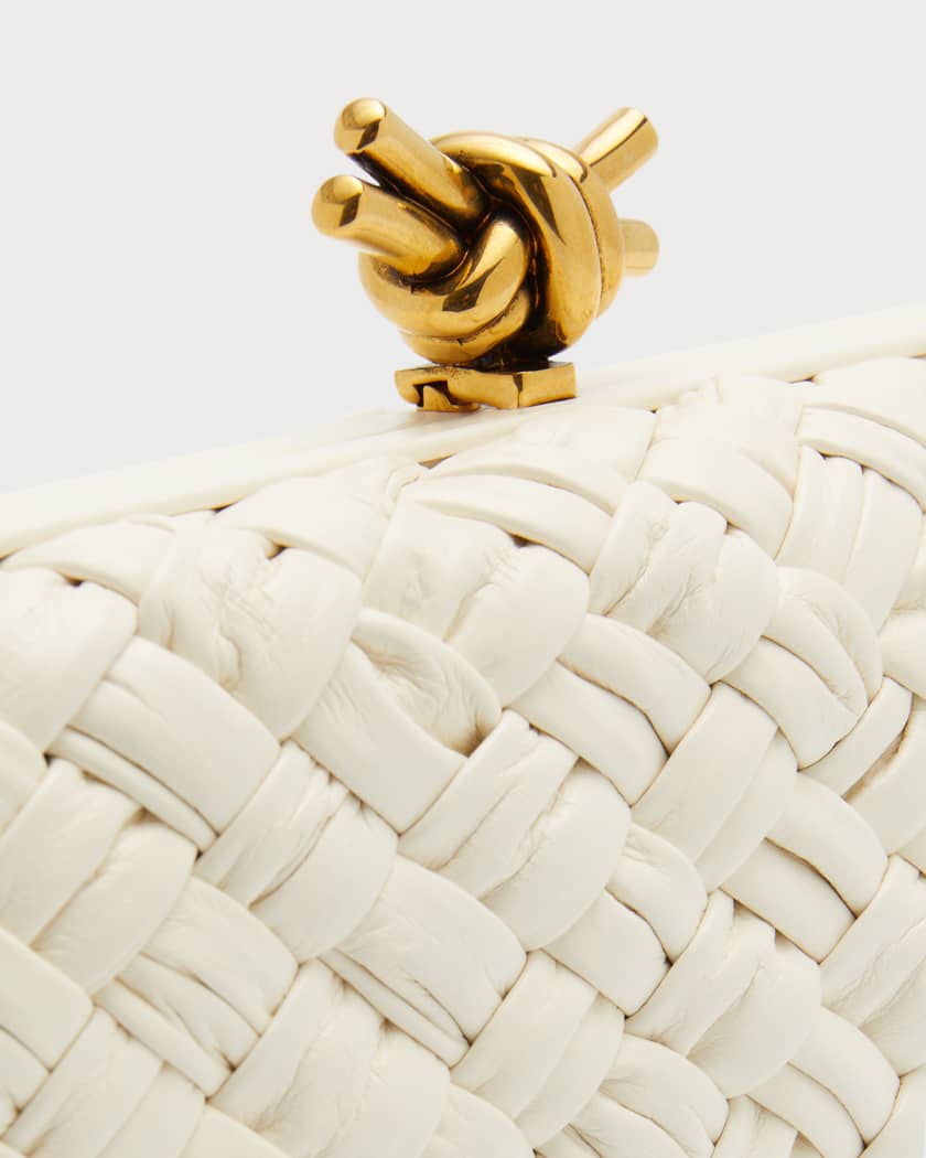 Bottega Veneta's Knot clutch in 18 carat gold