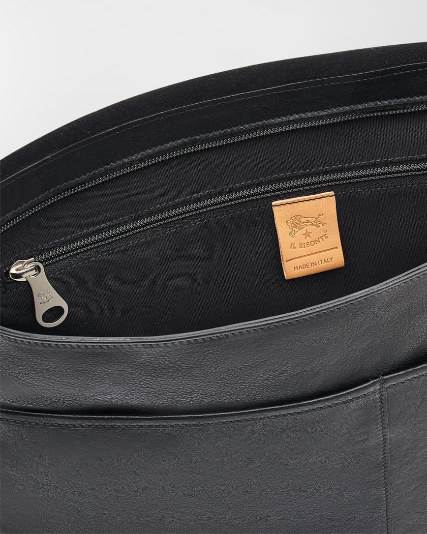 Il Bisonte Vachetta Leather Belt Bag Natural