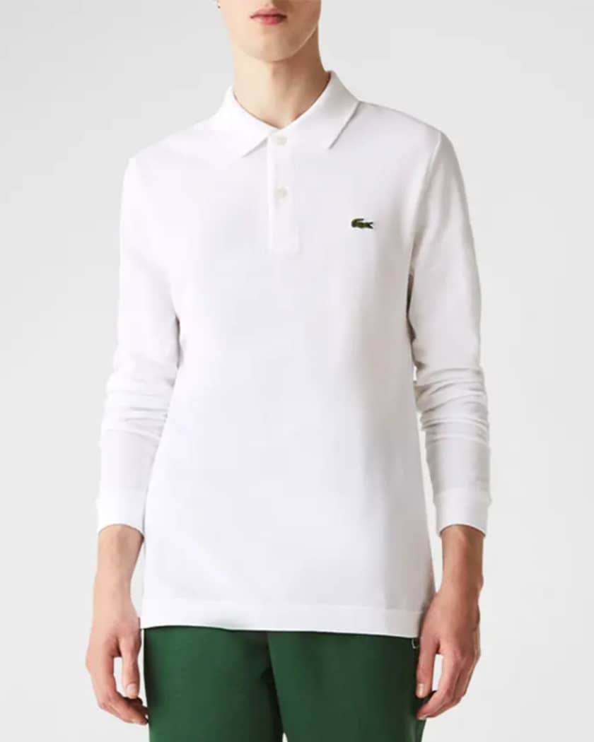 Lacoste Men s Slim Fit Pique Polo Shirt Neiman Marcus