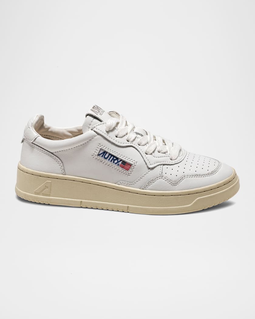 Medalist Low-Top Bicolor Leather Sneakers