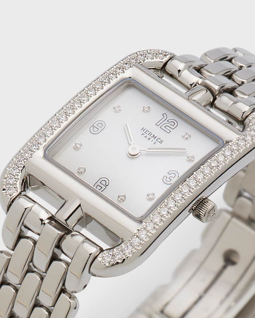 Cape Cod 31mm small stainless steel. mother-of-pearl and diamond watch
