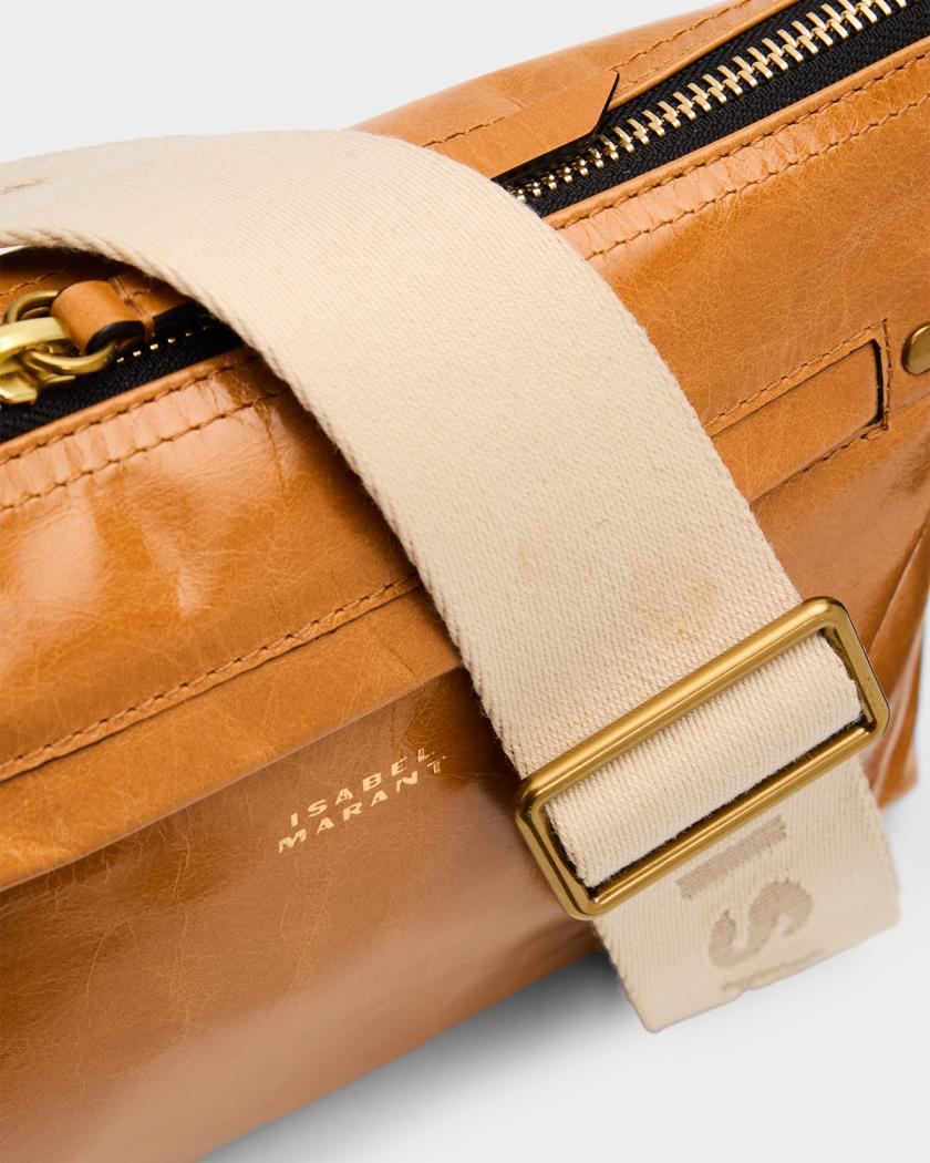 Nessah Zip Leather Shoulder Bag | Neiman Marcus