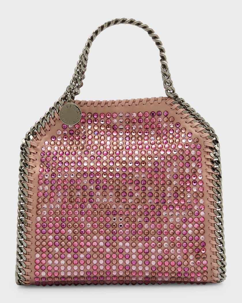 Women Silver Falabella Crystal Mesh Mini Tote Bag Stella McCartney HK ...