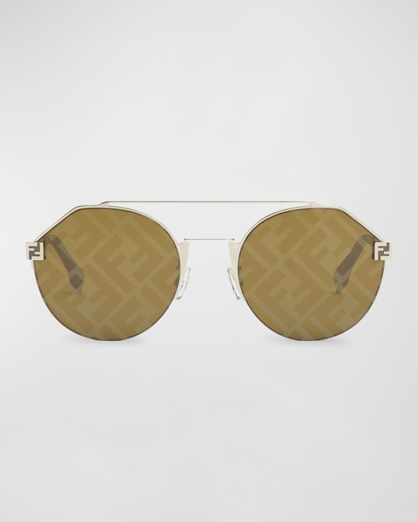 monogram round sunglasses