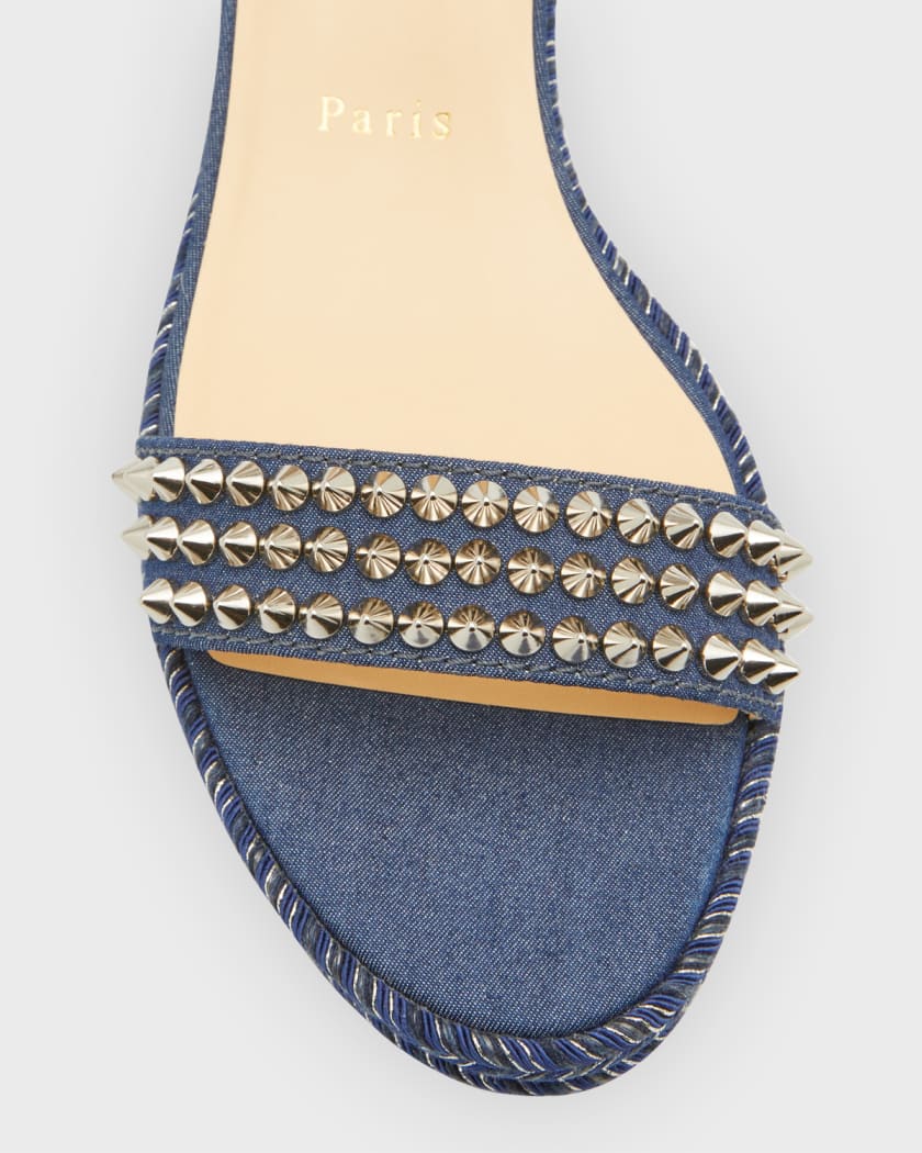 Madmonica Spike Wedge Ankle-Strap Sandals