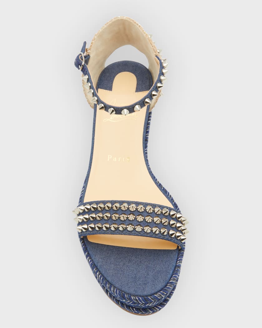 Madmonica Spike Wedge Ankle-Strap Sandals